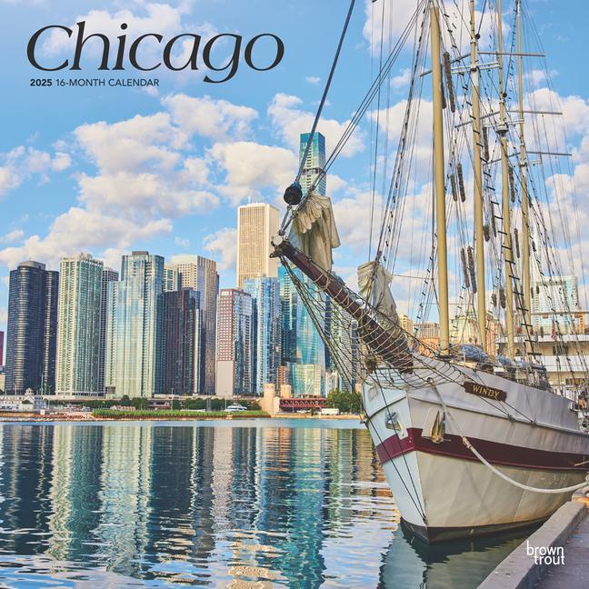 Cover: 9781975474645 | Chicago 2025 12 X 24 Inch Monthly Square Wall Calendar Plastic-Free