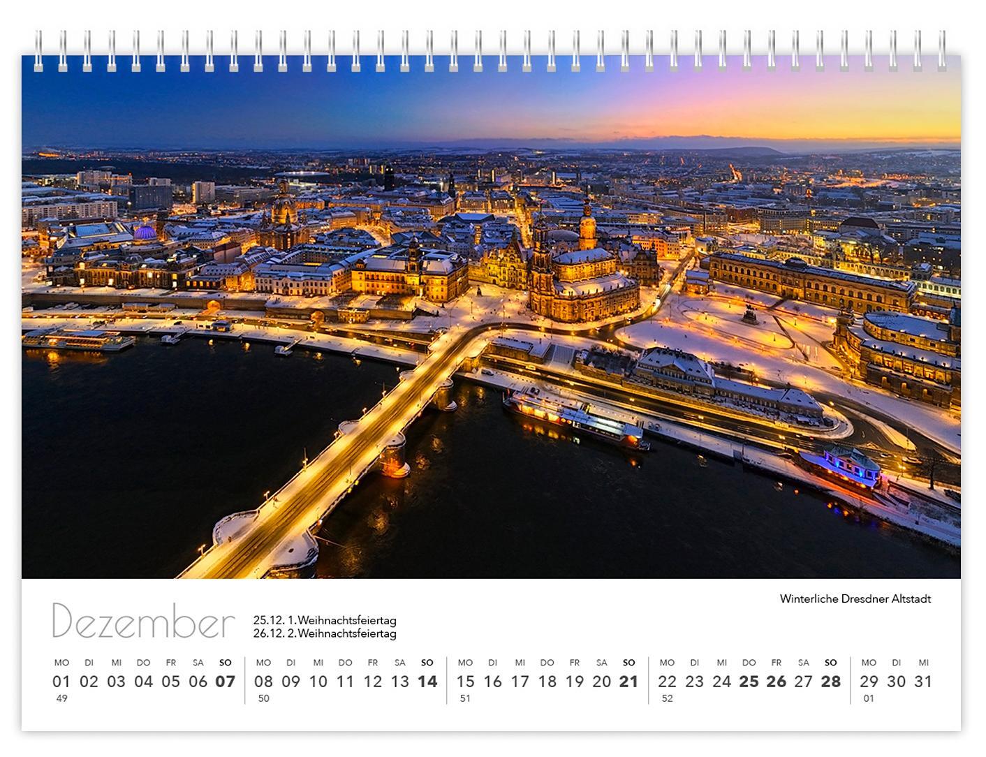 Bild: 9783910680791 | Kalender Dresden Elbflorenz kompakt 2025 | K4 Verlag (u. a.) | Deutsch