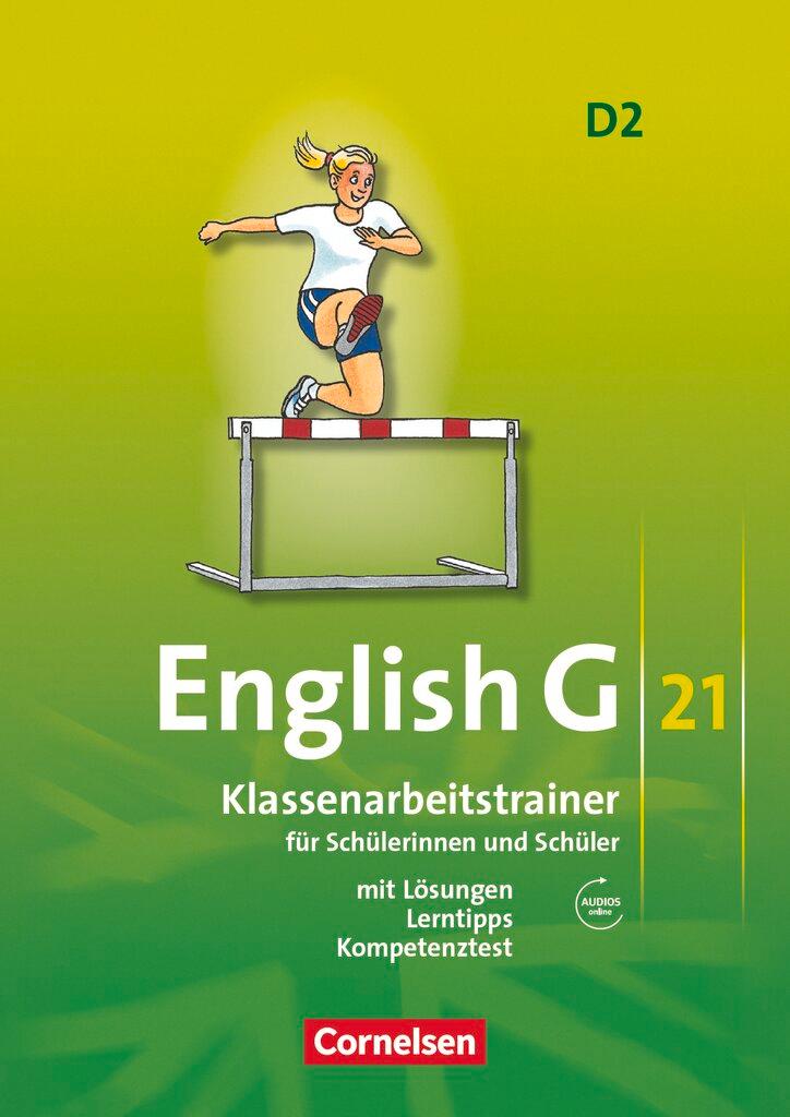 Cover: 9783060319046 | English G 21. Ausgabe D 2. Klassenarbeitstrainer mit Lösungen und...