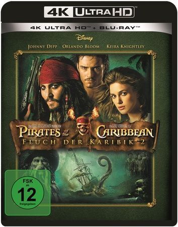 Cover: 8717418608132 | Pirates of the Caribbean - Fluch der Karibik 2 4K, 1 UHD-Blu-ray +...