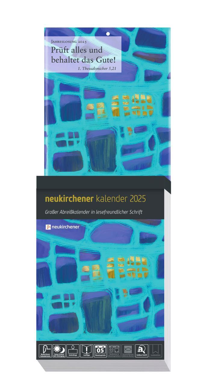 Cover: 9783965360501 | Neukirchener Kalender 2025 - Großer Abreißkalender in...