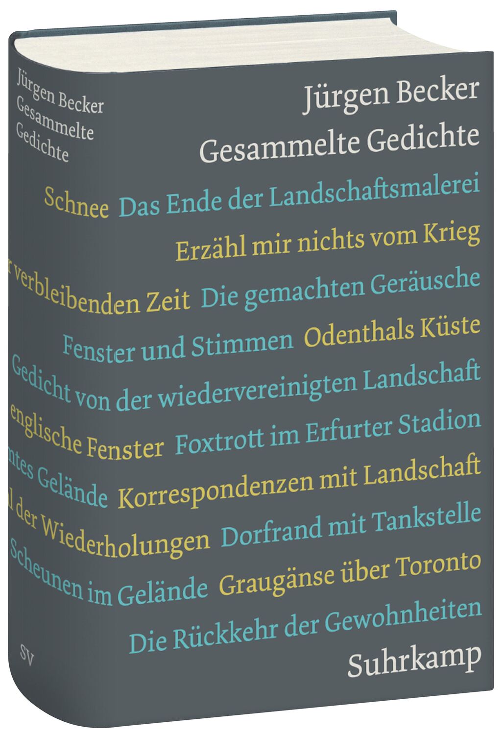 Cover: 9783518430446 | Gesammelte Gedichte | 1971-2022 | Jürgen Becker | Buch | Deutsch