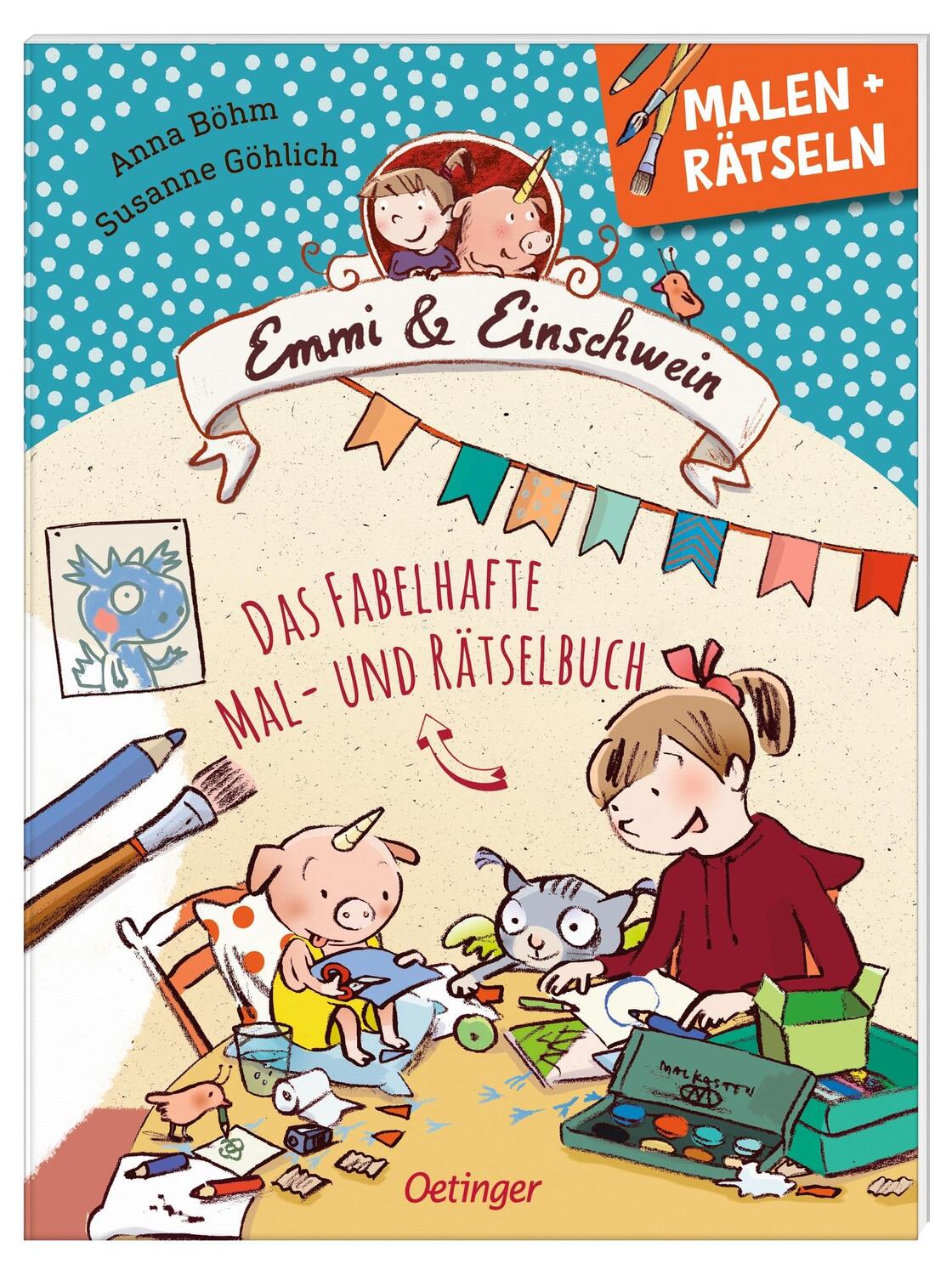 Bild: 9783751203210 | Emmi &amp; Einschwein. Das fabelhafte Mal- und Rätselbuch | Anna Böhm
