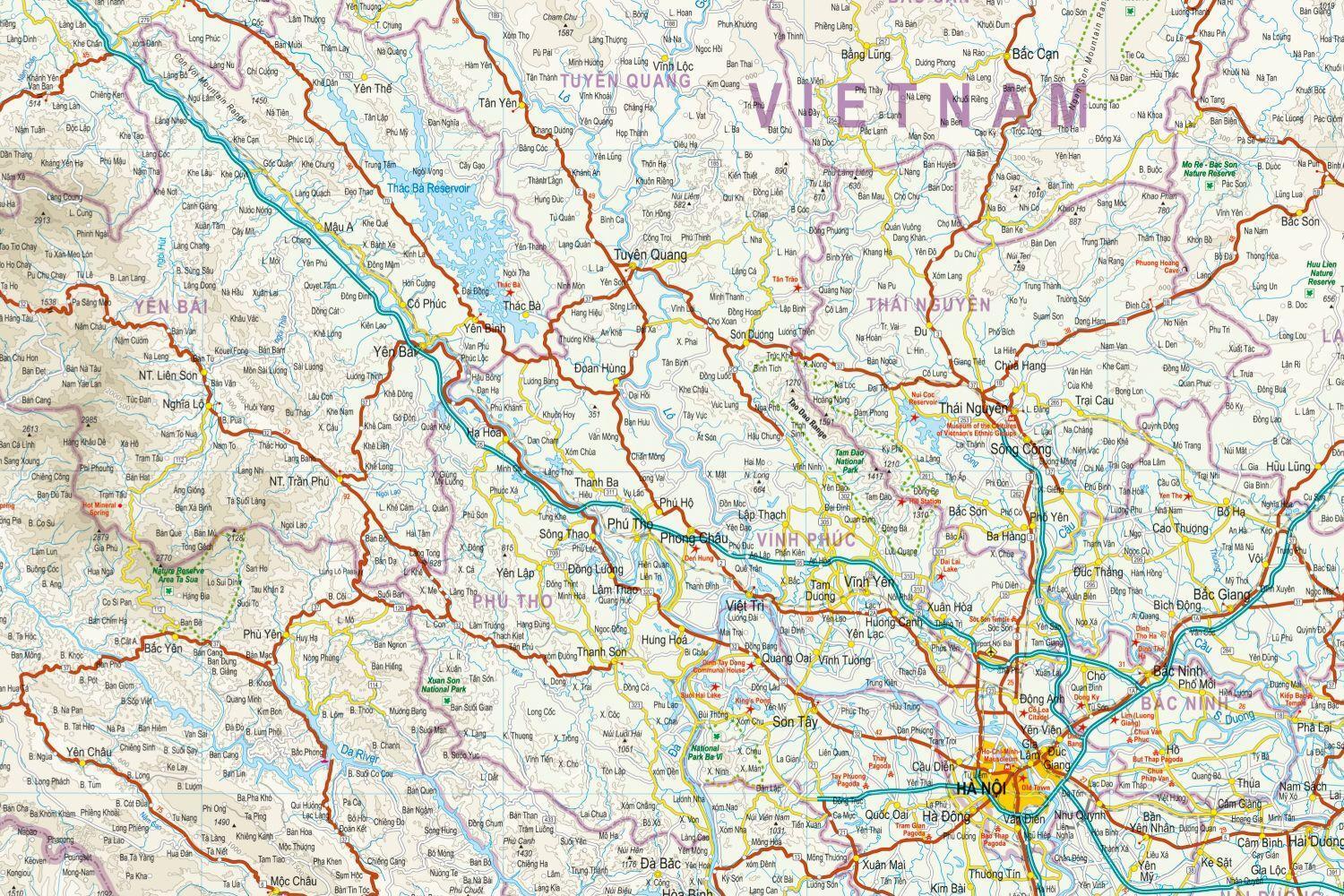 Bild: 9783831772988 | Reise Know-How Landkarte Vietnam Nord 1 : 600.000 | Rump | 2 S. | 2015