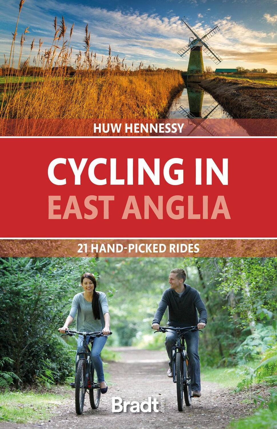 Cover: 9781784778781 | Cycling in East Anglia | 21 hand-picked rides | Huw Hennessy | Buch