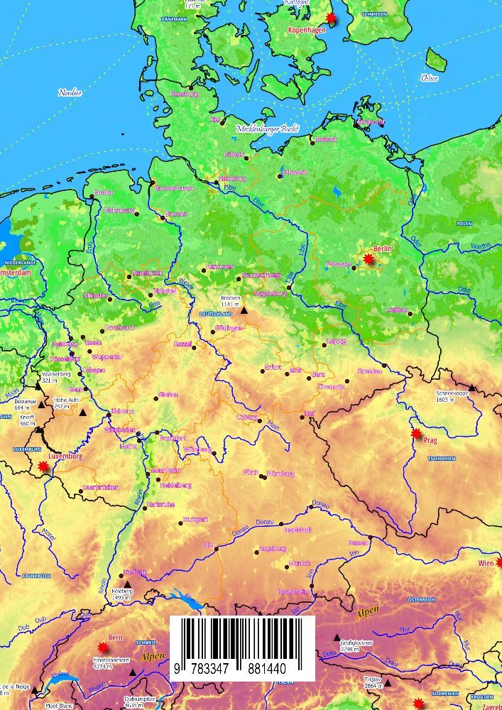 Bild: 9783347881440 | Kontinent Europa geographischer Atlas für Kinder | M&amp;M Baciu | Buch