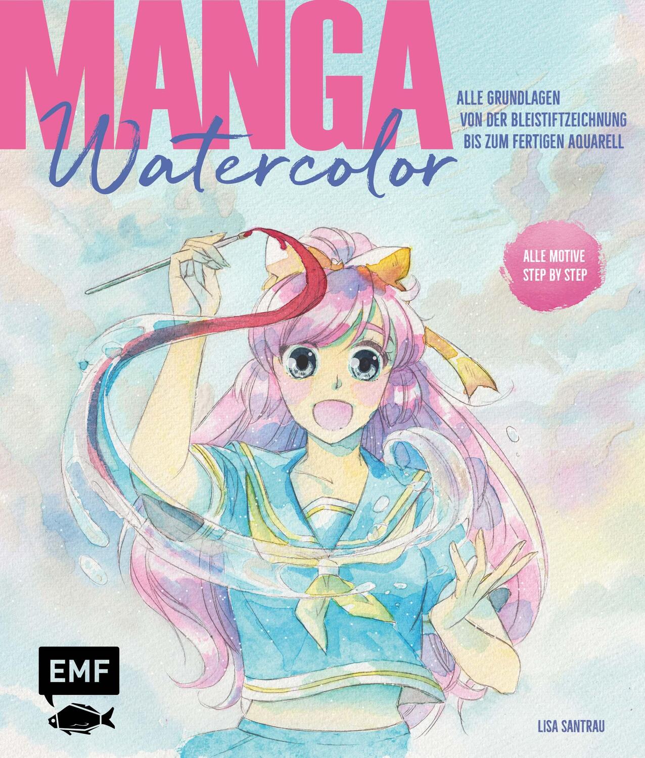 Cover: 9783960936664 | Manga Watercolor - Alle Grundlagen von der Bleistiftzeichnung bis...