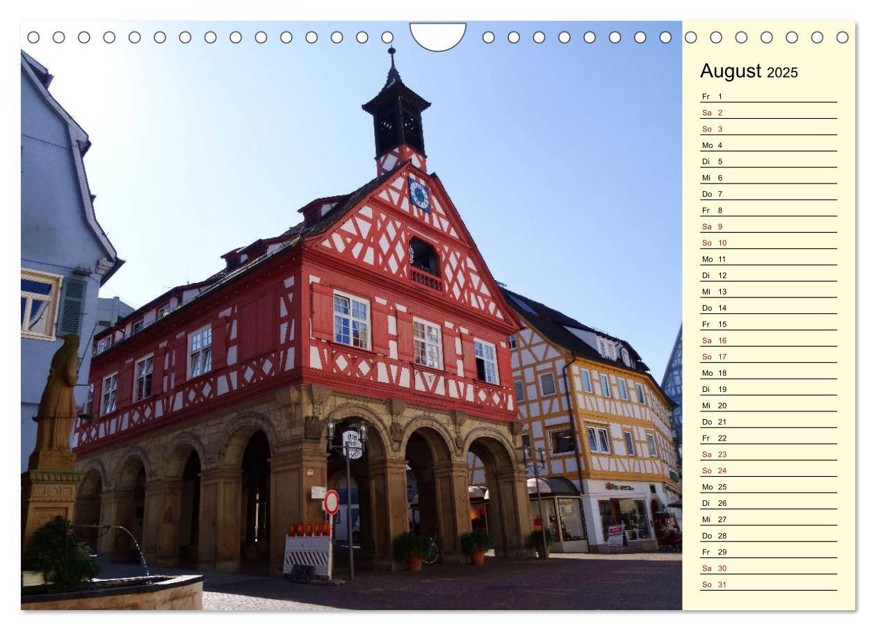 Bild: 9783435424993 | Unterwegs in Waiblingen (Wandkalender 2025 DIN A4 quer), CALVENDO...