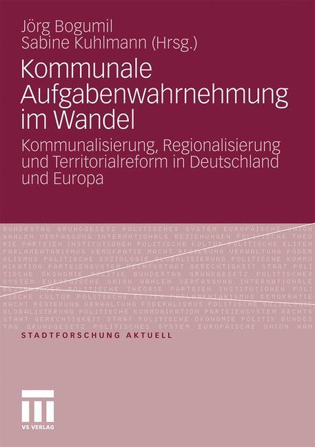 Cover: 9783531175577 | Kommunale Aufgabenwahrnehmung im Wandel | Sabine Kuhlmann (u. a.)