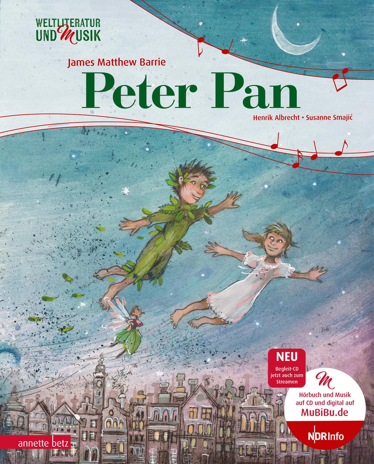 Cover: 9783219119275 | Peter Pan (Weltliteratur und Musik mit CD) | Henrik Albrecht (u. a.)