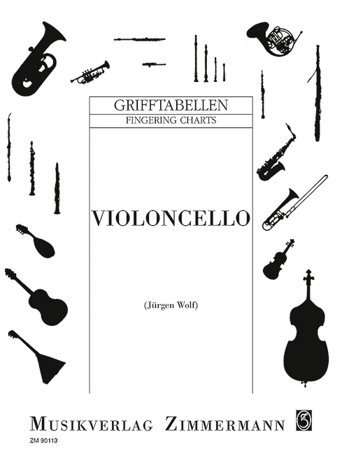Cover: 9790010901138 | Grifftabelle für Violoncello | Violoncello. | Stück | Deutsch | 1989