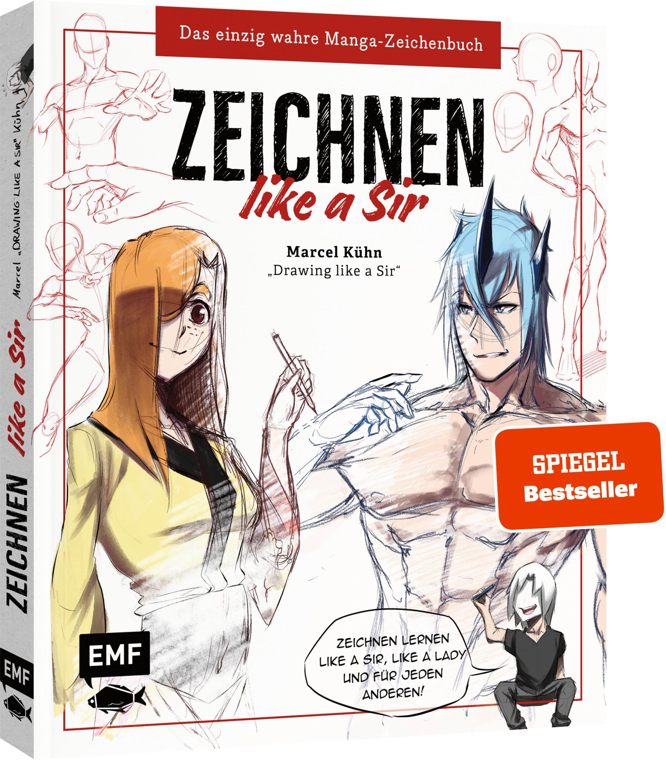 Cover: 9783745912999 | Zeichnen like a Sir | Das einzig wahre Manga-Zeichenbuch | Marcel Kühn