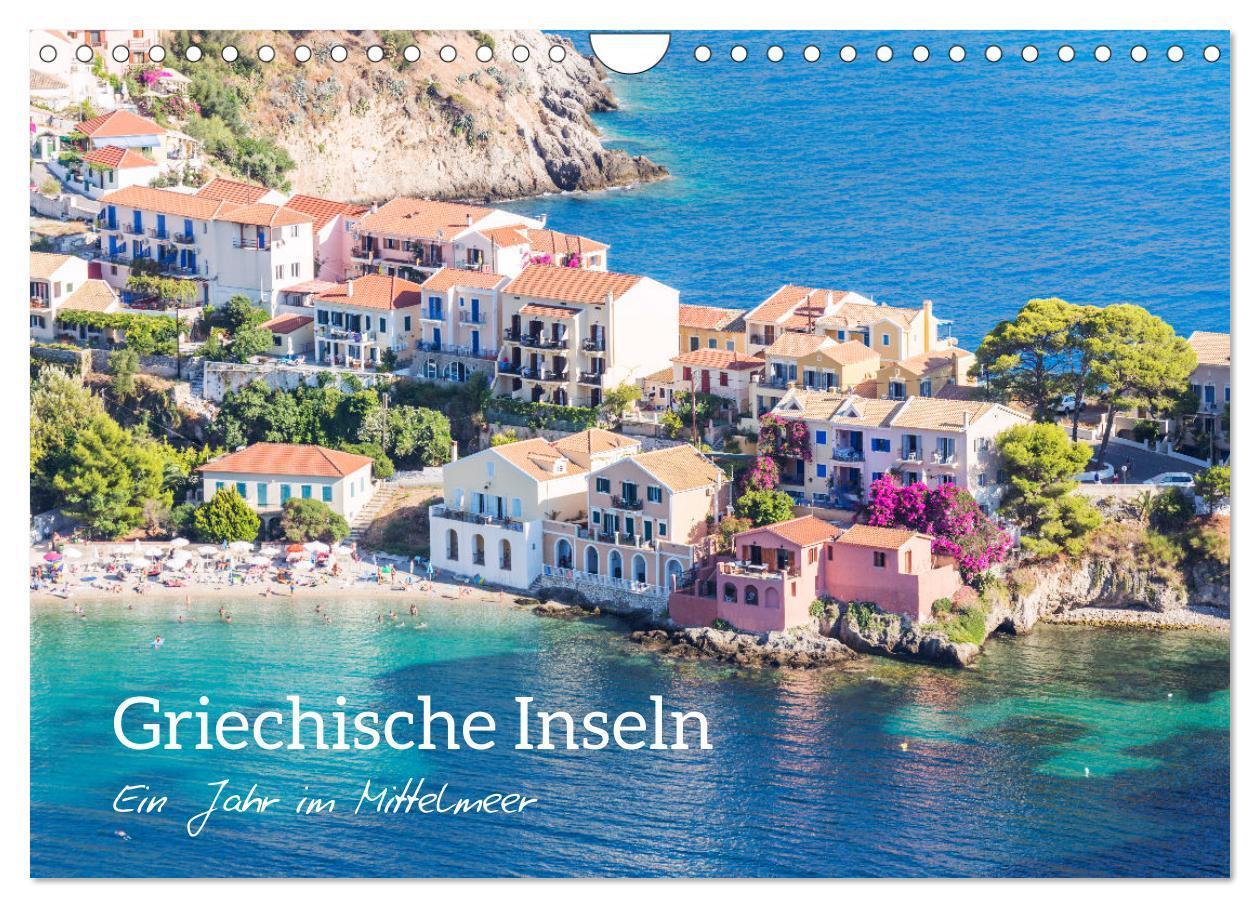Cover: 9783675912977 | Griechische Inseln - Ein Jahr im Mittelmeer (Wandkalender 2024 DIN...