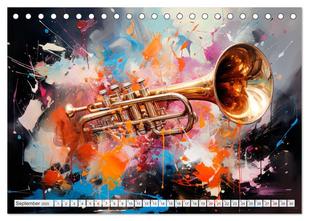 Bild: 9783383852992 | MUSIKINSTRUMENTE Moderne dekorative Inszenierung (Tischkalender...