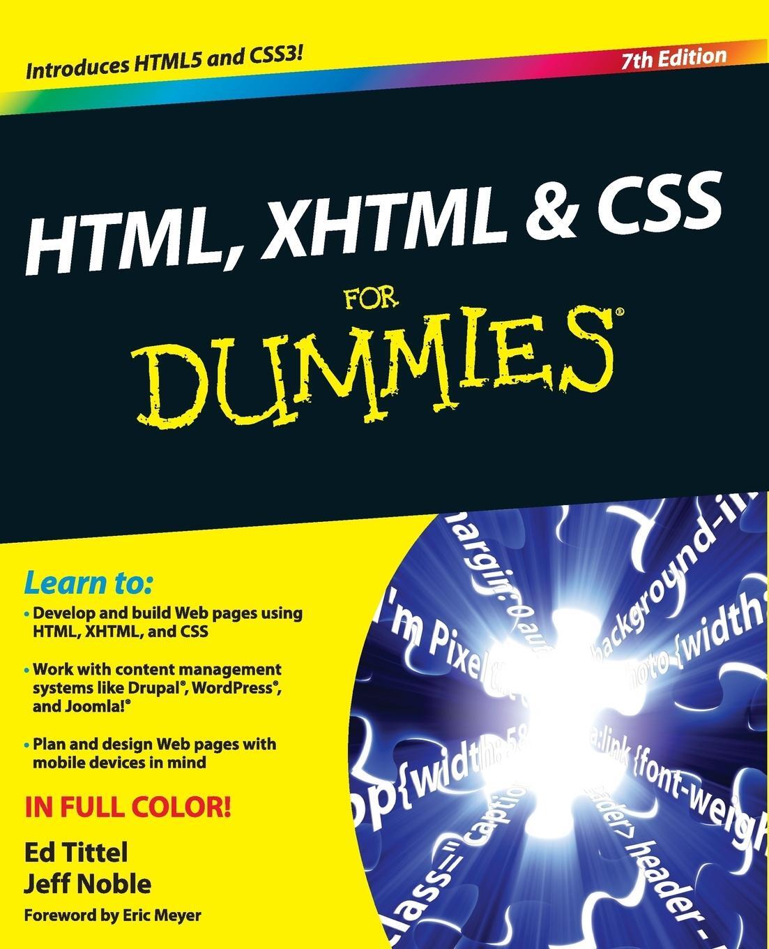 Cover: 9780470916599 | Html, XHTML and CSS for Dummies | Ed Tittel (u. a.) | Taschenbuch