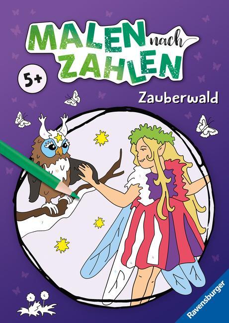 Cover: 9783473489435 | Ravensburger Malen nach Zahlen ab 5 Jahren Zauberwald - 24 Motive -...