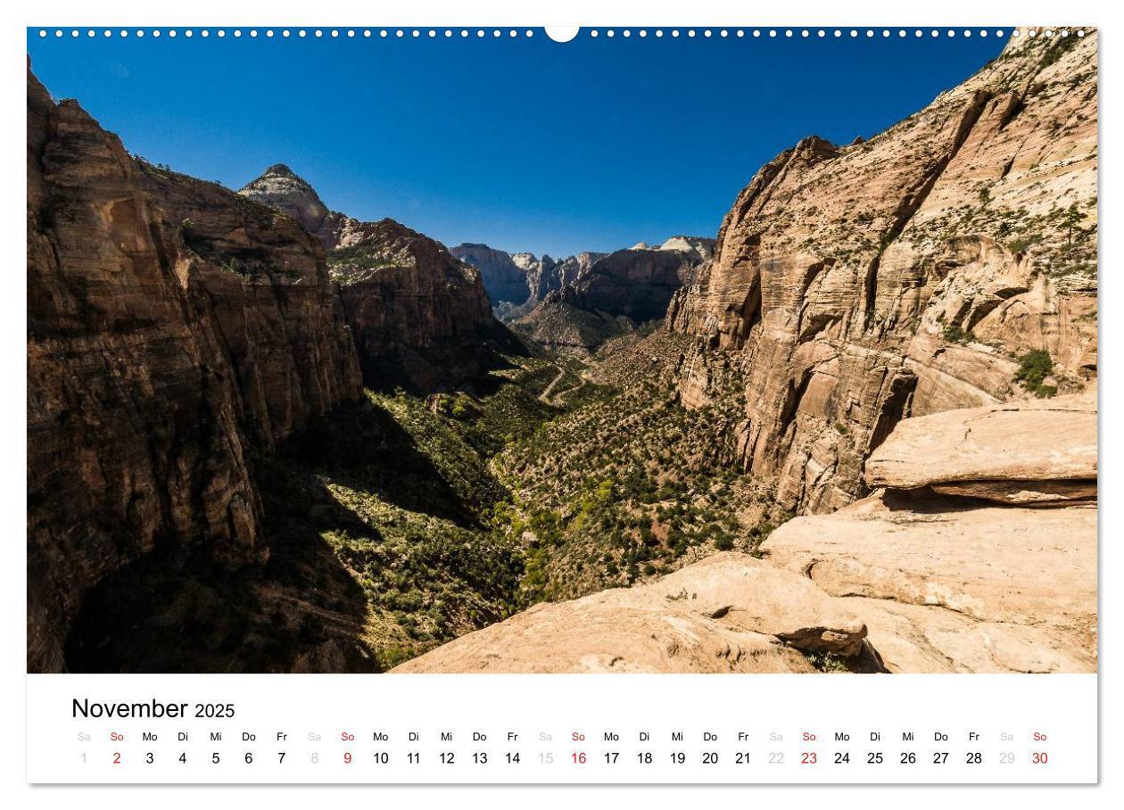 Bild: 9783435560288 | Nationalparks in Utah (Wandkalender 2025 DIN A2 quer), CALVENDO...