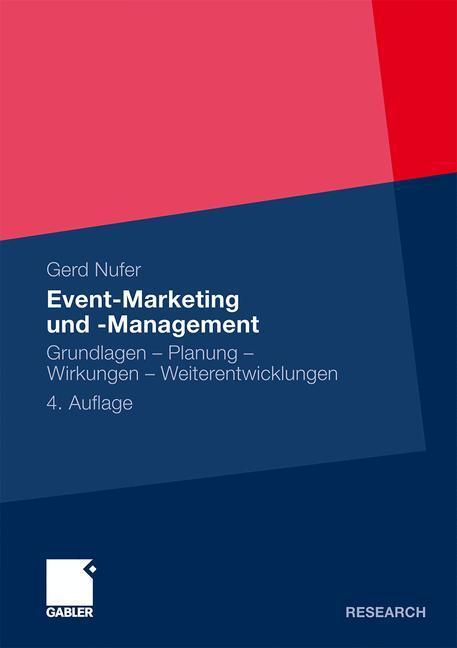 Cover: 9783834934192 | Event-Marketing und -Management | Gerd Nufer | Taschenbuch | Paperback