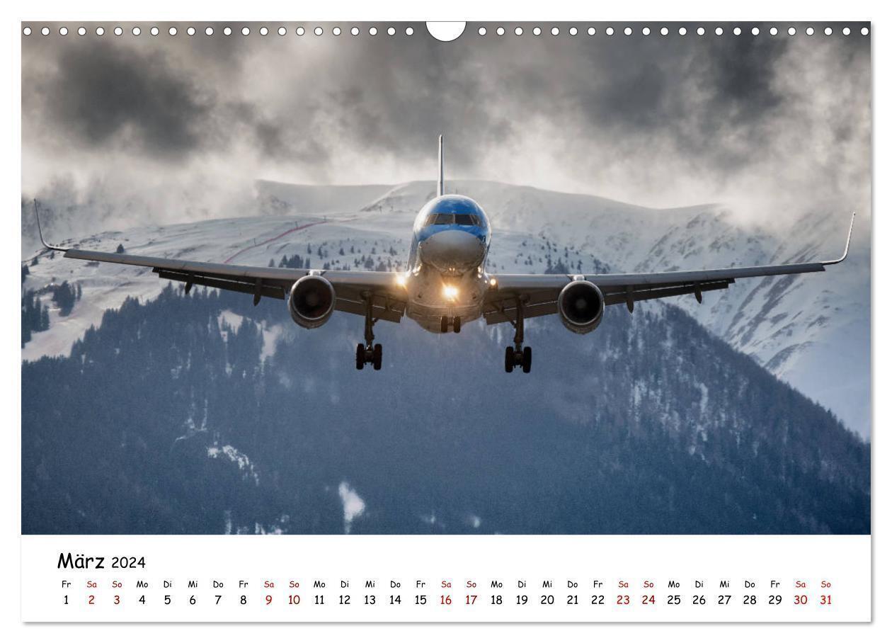 Bild: 9783675633612 | Flugzeuge in beeindruckender Kulisse (Wandkalender 2024 DIN A3...