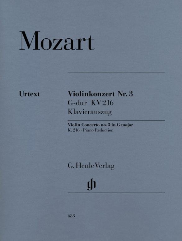 Cover: 9790201806884 | Mozart, Wolfgang Amadeus - Violinkonzert Nr. 3 G-dur KV 216...