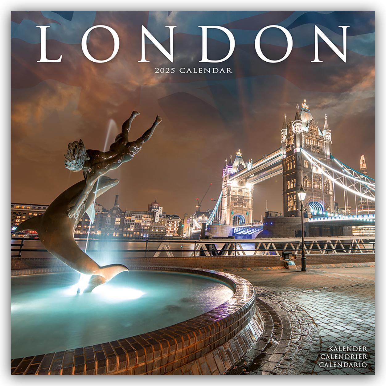 Cover: 9781804604755 | London 2025 - 16-Monatskalender | Avonside Publishing Ltd | Kalender