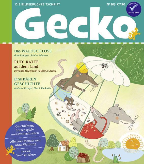 Cover: 9783911209021 | Gecko Kinderzeitschrift Band 103 | Thema: Wald und Wiese | Taschenbuch