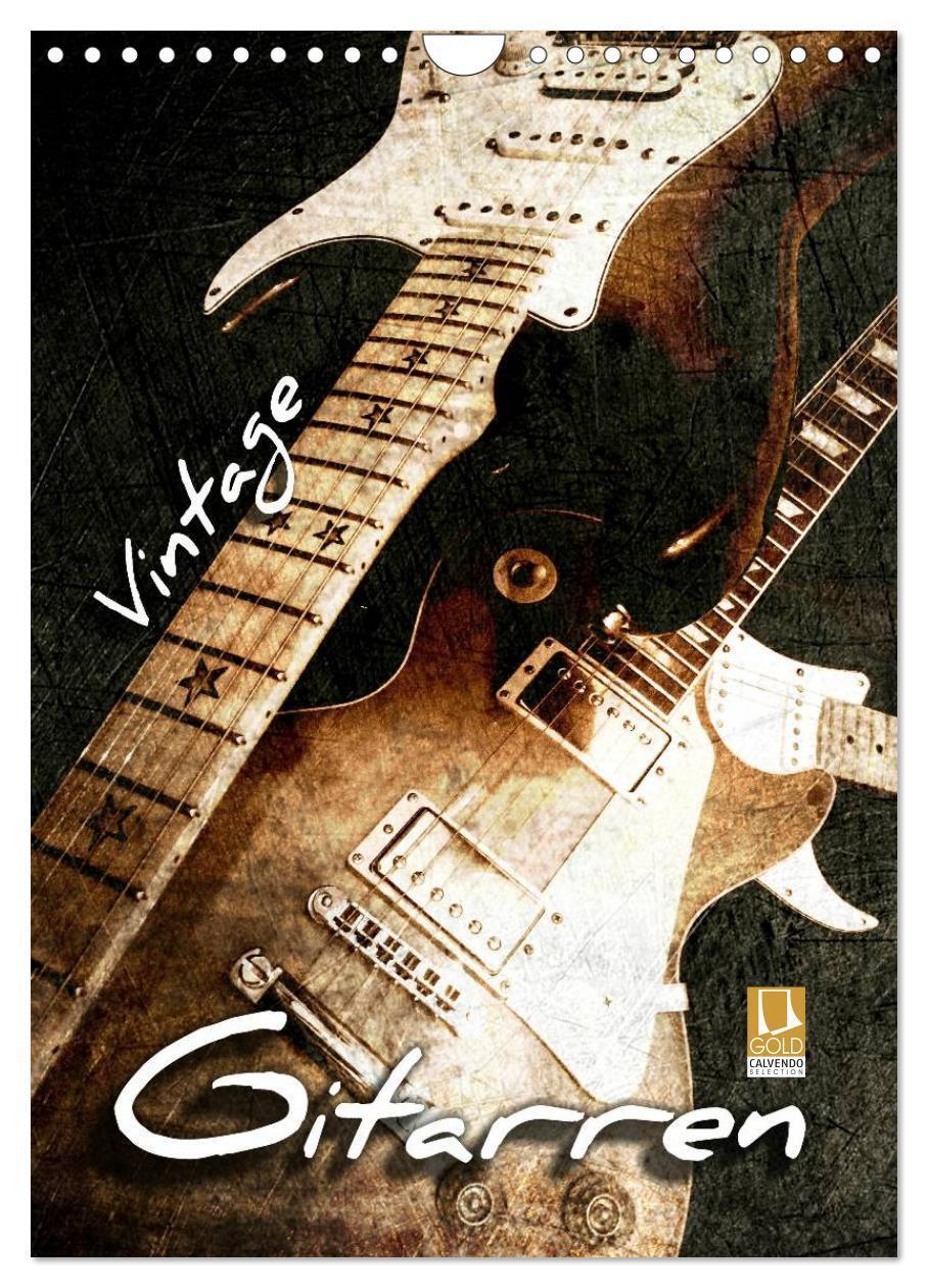 Cover: 9783383294198 | Vintage Gitarren (Wandkalender 2024 DIN A4 hoch), CALVENDO...