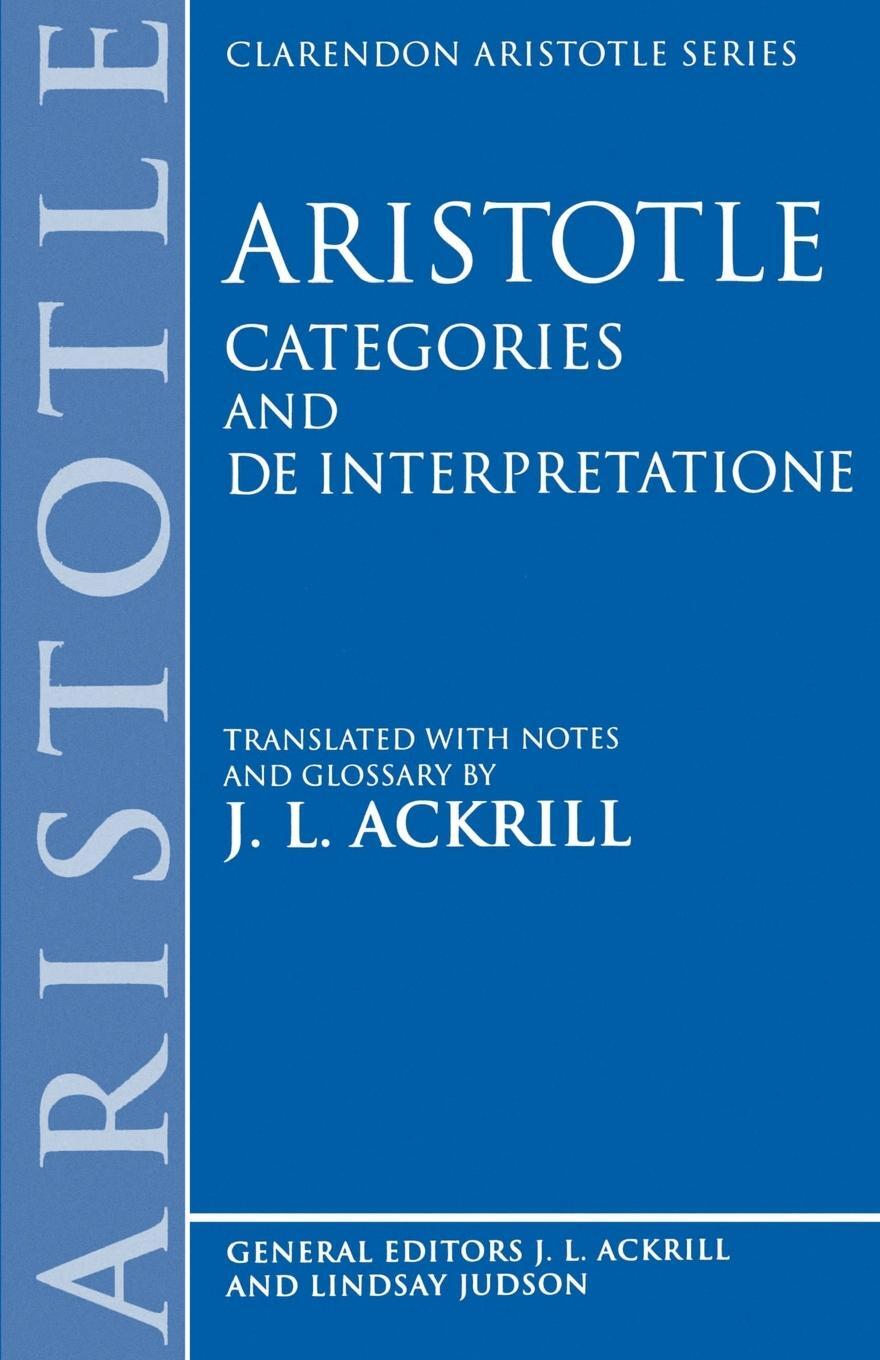 Cover: 9780198720867 | Aristotle Categories and de Interpretatione | Aristotle | Taschenbuch