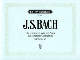 Cover: 9790004177716 | Geistl. Lieder+Arien Schemelli | Johann Sebastian Bach | Buch