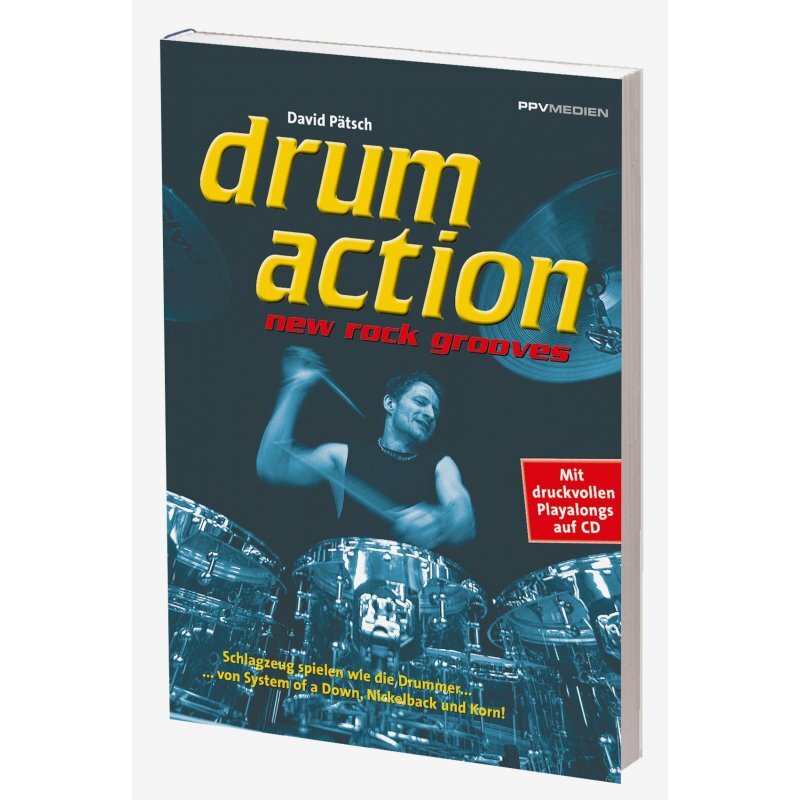 Cover: 9783937841335 | drum action - new rock grooves | New Rock Grooves - Mit CD | Pätsch