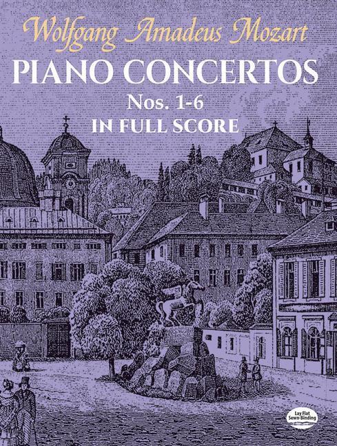 Cover: 9780486441917 | Piano Concertos Nos.1-6 Full Score | In Full Score. | Mozart | Buch
