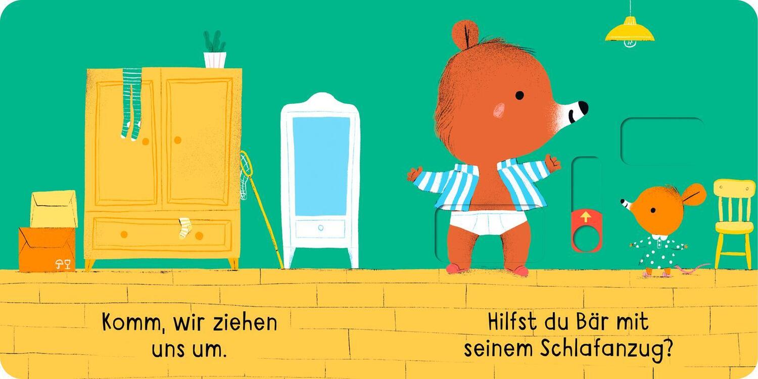 Bild: 9783480239184 | Bär &amp; Maus sagen gute Nacht | Mitmachbuch mit Schiebe-Elementen | Buch