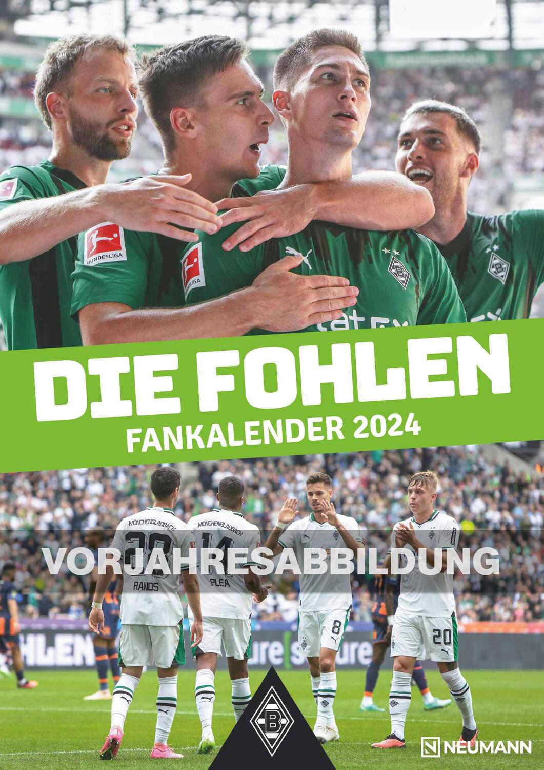 Cover: 4002725994394 | Borussia Mönchengladbach 2025 - Fußball-Kalender - Wand-Kalender -...