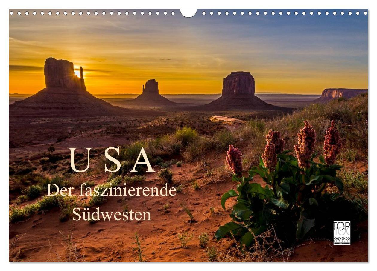 Cover: 9783435683918 | USA Der faszinierende Südwesten (Wandkalender 2025 DIN A3 quer),...