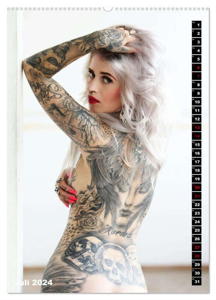 Bild: 9783675627796 | Beauty Tattoo 2024 (hochwertiger Premium Wandkalender 2024 DIN A2...