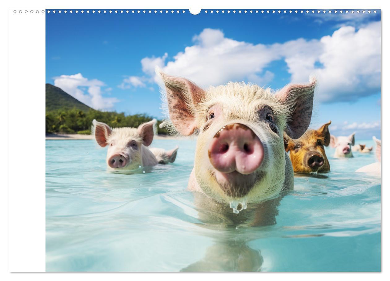 Bild: 9783383834387 | Schweinereien in der Karibik. Sonne und Spaß mit schwimmenden...