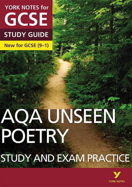 Cover: 9781292186344 | AQA English Literature Unseen Poetry Study and Exam Practice: York...