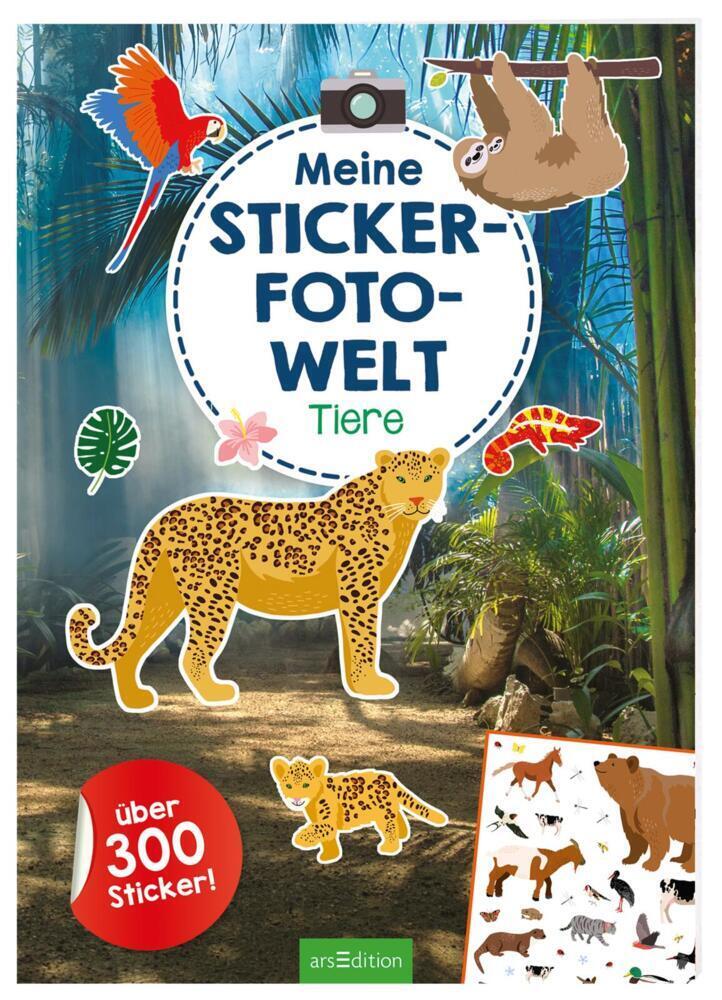 Cover: 9783845842776 | Meine Sticker-Fotowelt - Tiere | Über 300 Sticker | Lena Bellermann