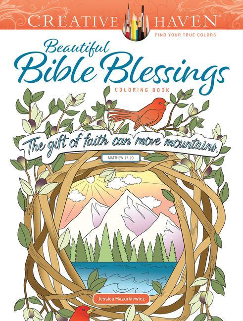 Cover: 9780486845579 | Creative Haven Beautiful Bible Blessings Coloring Book | Mazurkiewicz