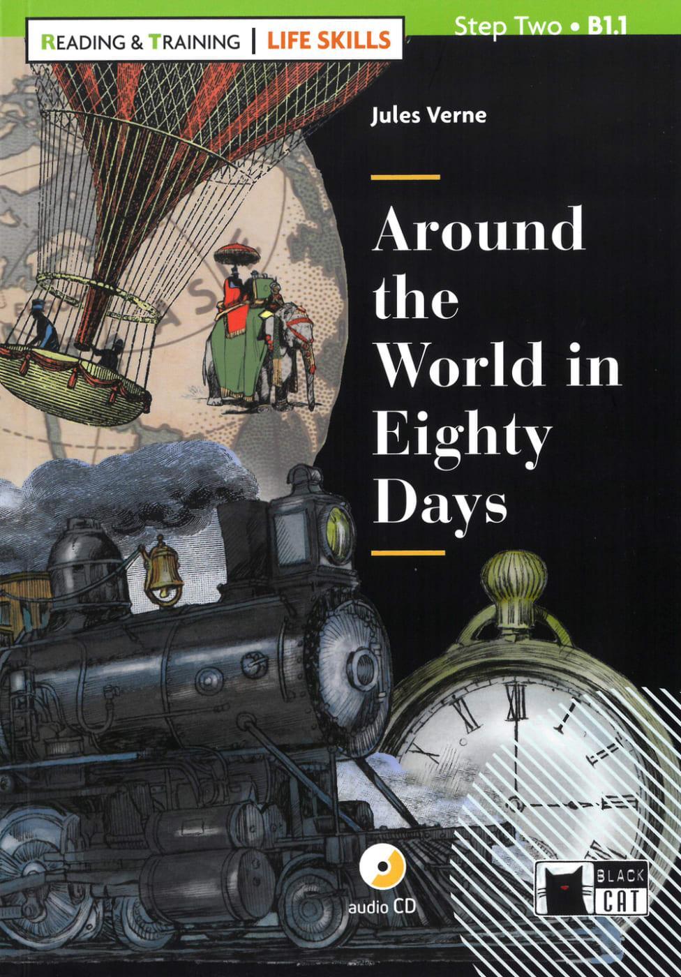 Cover: 9783125001060 | Around the World in Eighty Days. Buch + Audio-CD | Jules Verne | Buch