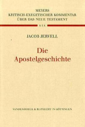 Cover: 9783525516270 | Die Apostelgeschichte | Jacob Jervell | Buch | 635 S. | Deutsch | 1998