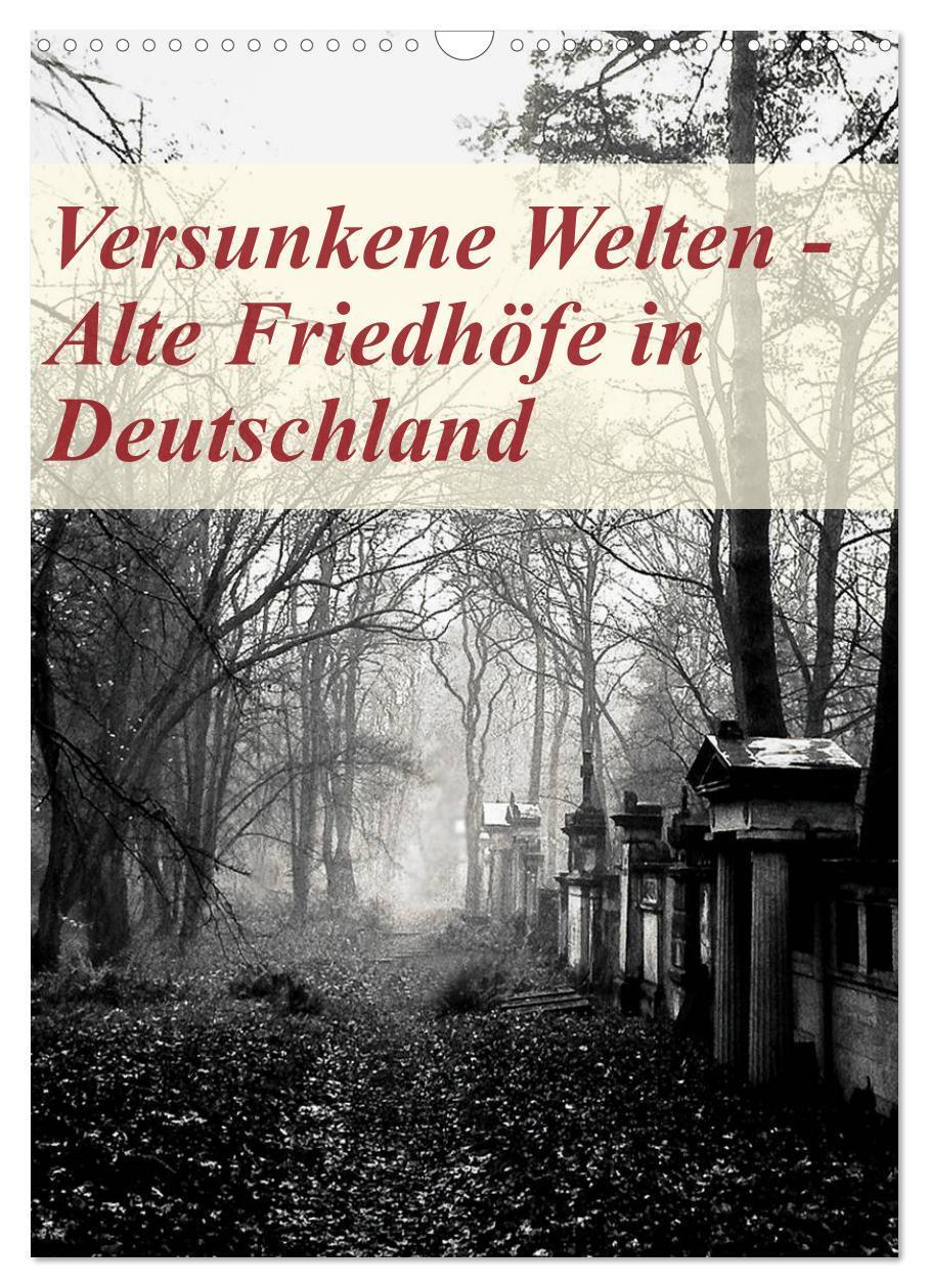 Cover: 9783383561337 | Versunkene Welten - Alte Friedhöfe in Deutschland (Wandkalender...