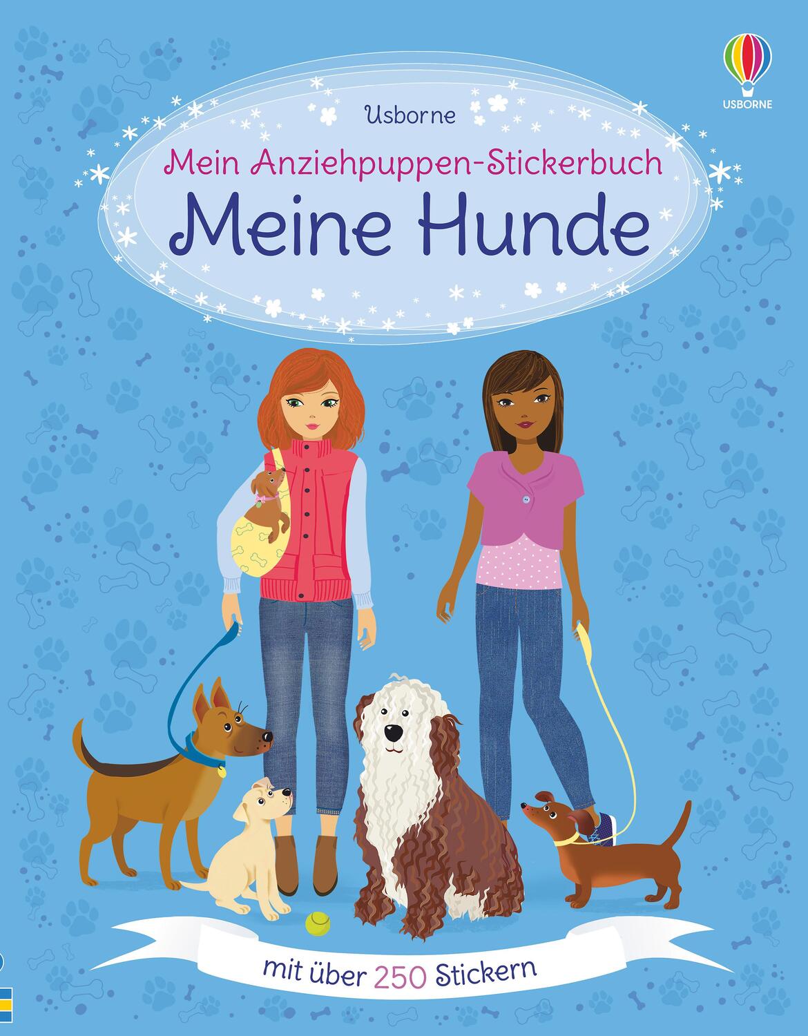 Cover: 9781789410921 | Mein Anziehpuppen-Stickerbuch: Meine Hunde | Fiona Watt | Taschenbuch