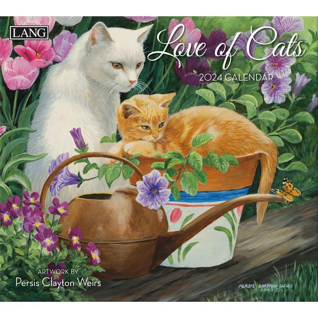 Cover: 9781469428994 | Love of Cats 2024 Wall Calendar | Kalender | Englisch | 2024
