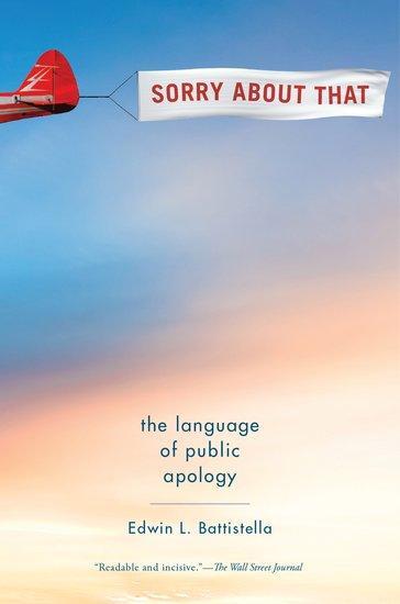 Cover: 9780190468903 | Sorry about That | The Language of Public Apology | Battistella | Buch