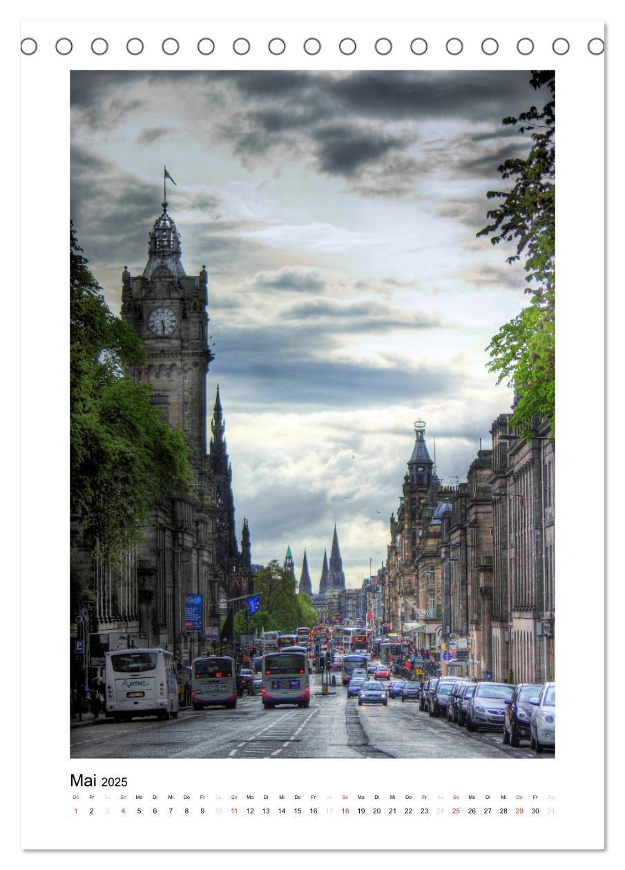 Bild: 9783457011362 | Edinburgh - Stadtansichten (Tischkalender 2025 DIN A5 hoch),...