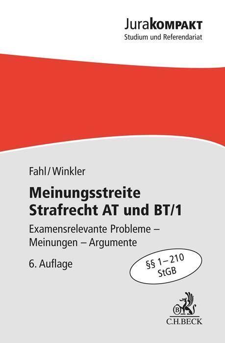 Cover: 9783406797750 | Meinungsstreite Strafrecht AT und BT/1 | Christian Fahl (u. a.) | Buch