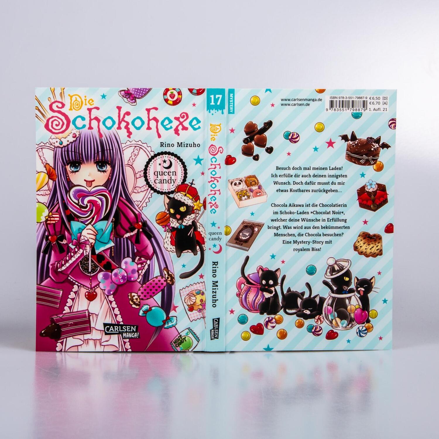 Bild: 9783551798879 | Die Schokohexe 17 | queen candy Der schokosüße Mysterymanga! | Mizuho