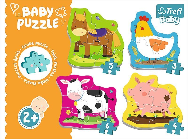 Cover: 5900511360707 | Tiere auf dem Bauernhof (Kinderpuzzle) | Spiel | In Spielebox | 2020