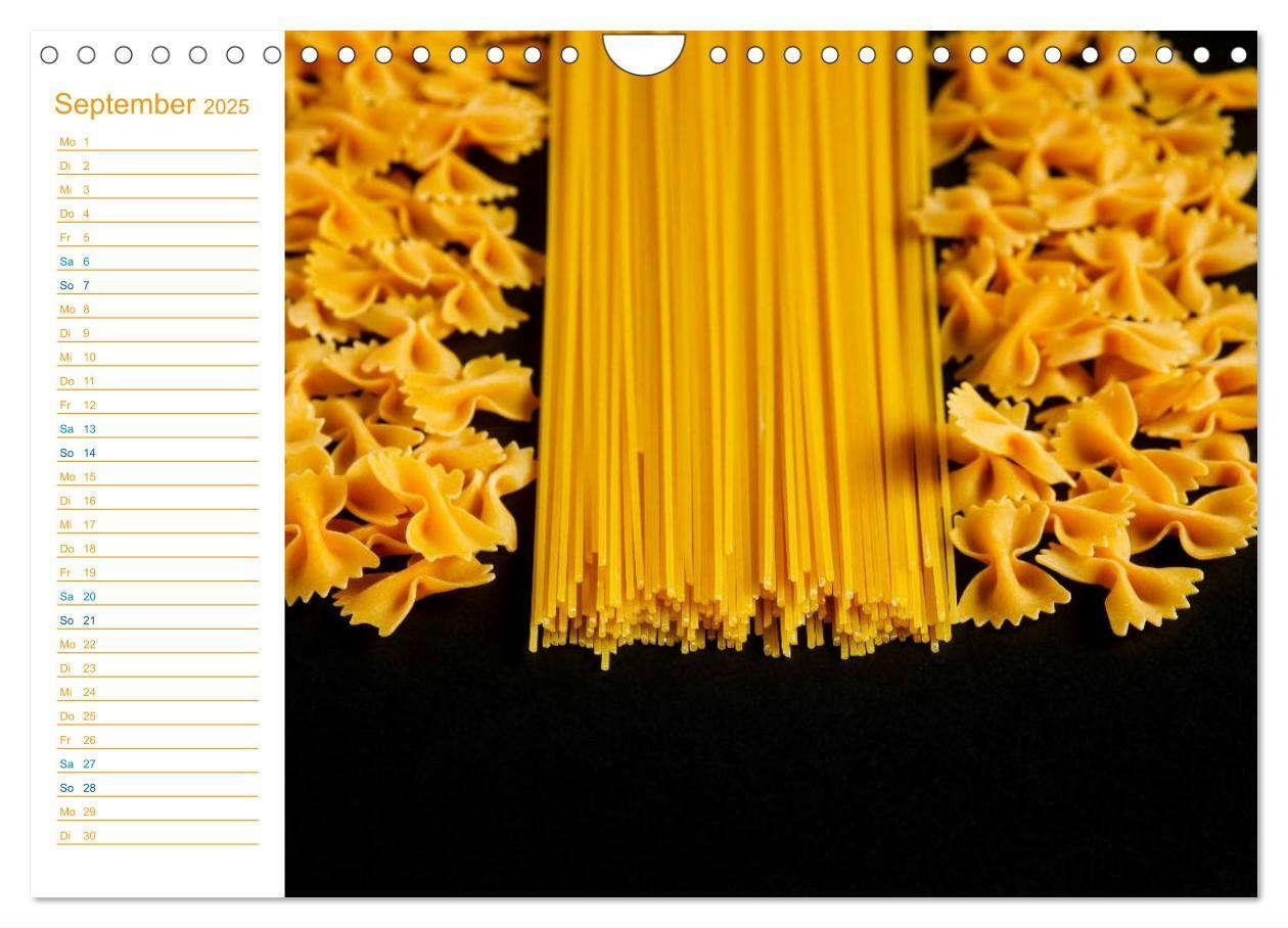 Bild: 9783435532414 | Pasta (Wandkalender 2025 DIN A4 quer), CALVENDO Monatskalender | Jäger